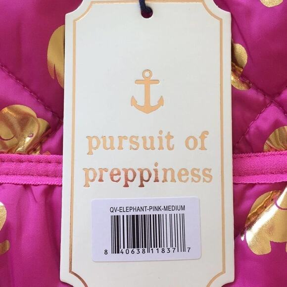 Simply Southern Elephant Quilted Vest Medium‎ - Picture 5 of 9